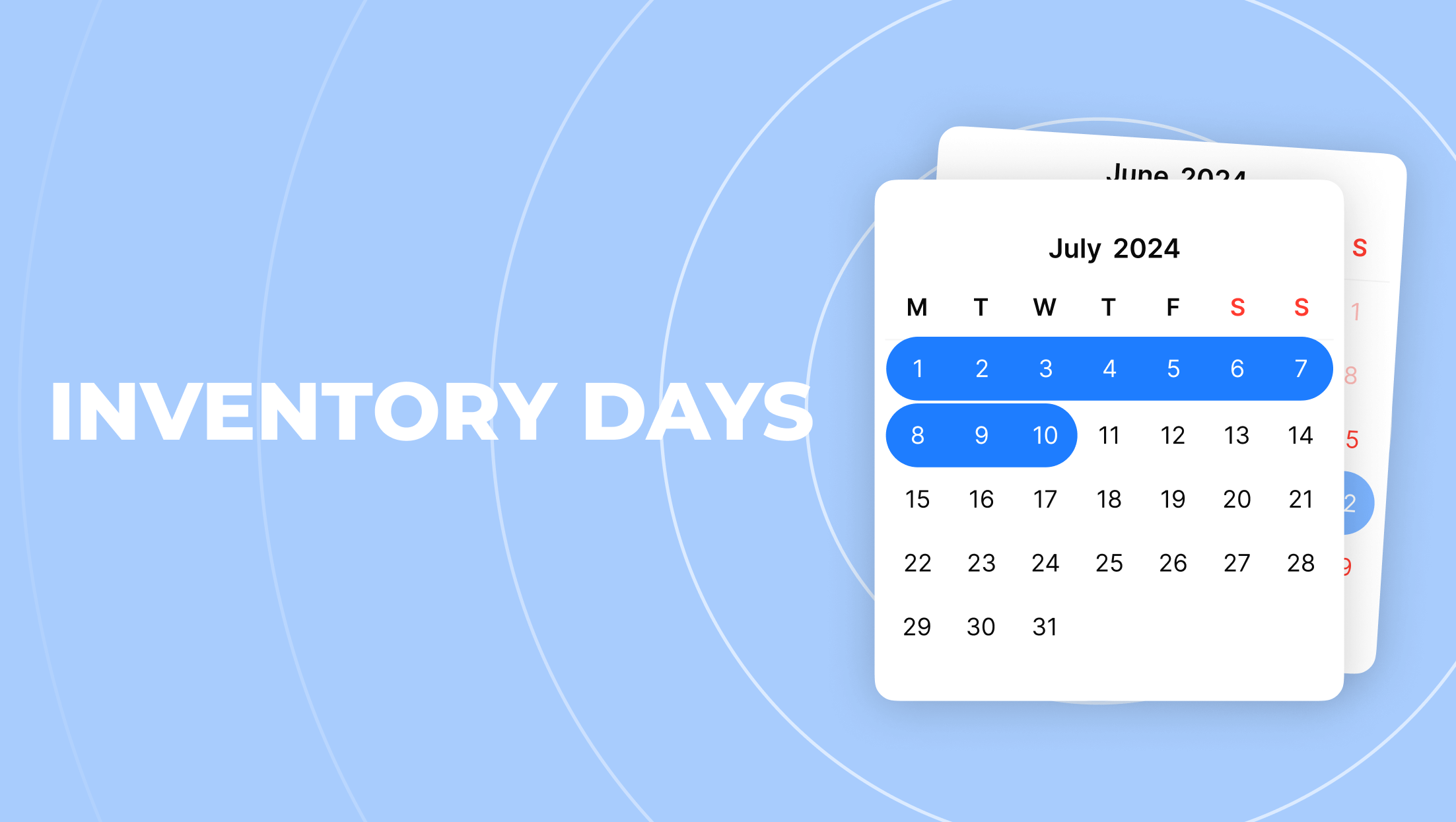 días de inventario de shopify