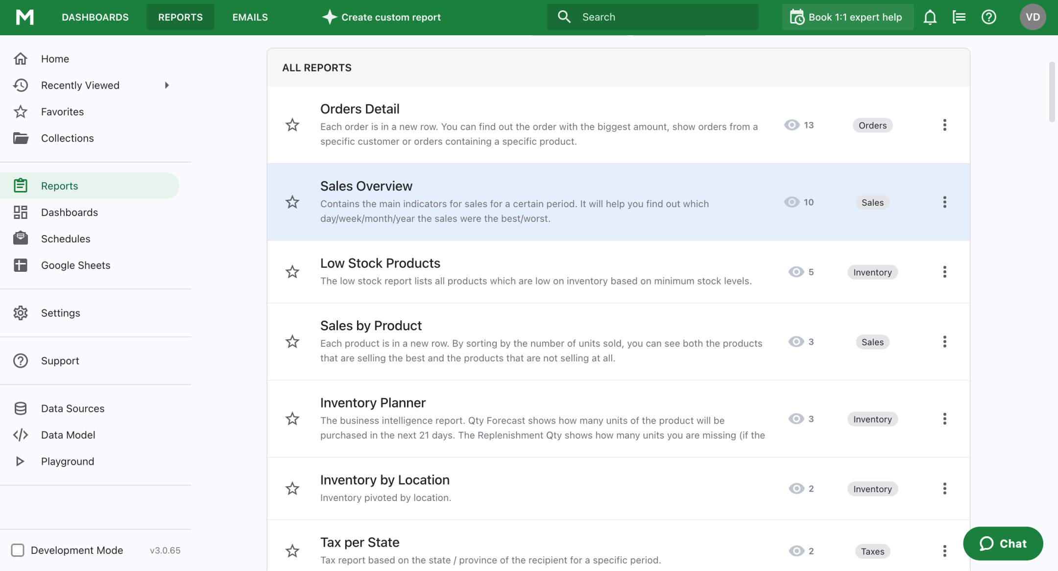 De screenshot toont de interface van de Mipler app