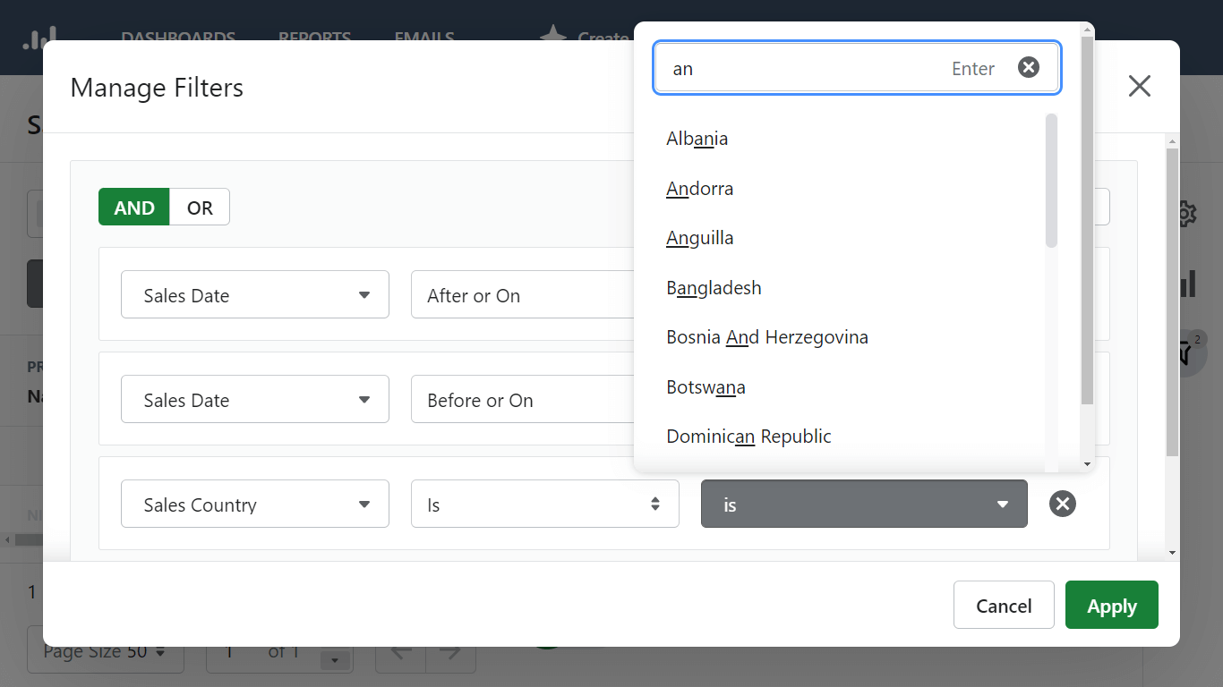 shopify sales report by product