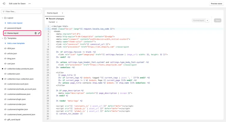 editing code
