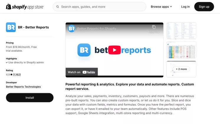 Better Reports
