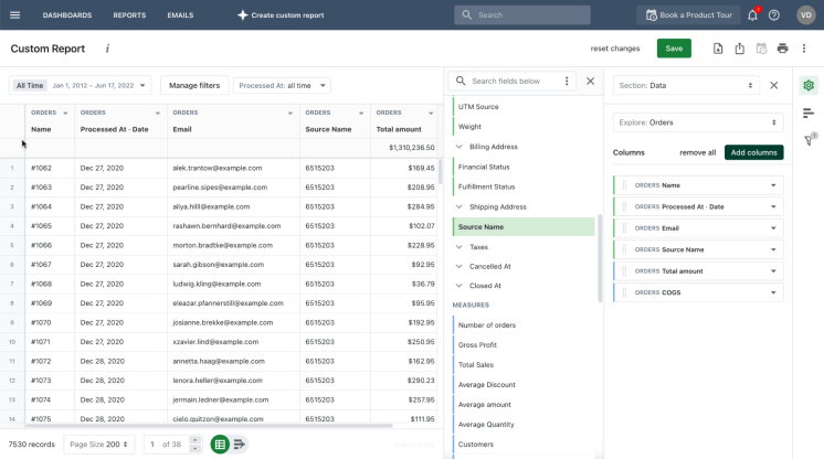 shopify tax reporting