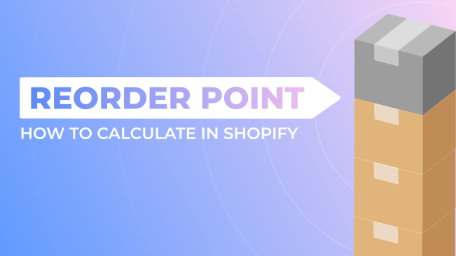 How to calculate the reorder point in Shopify?