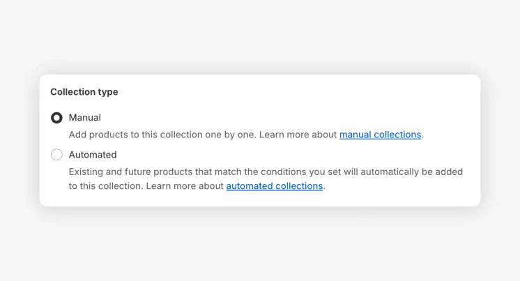 types of collections