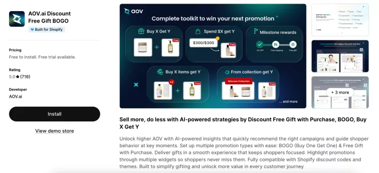AOV.ai Discount Free Gift BOGO