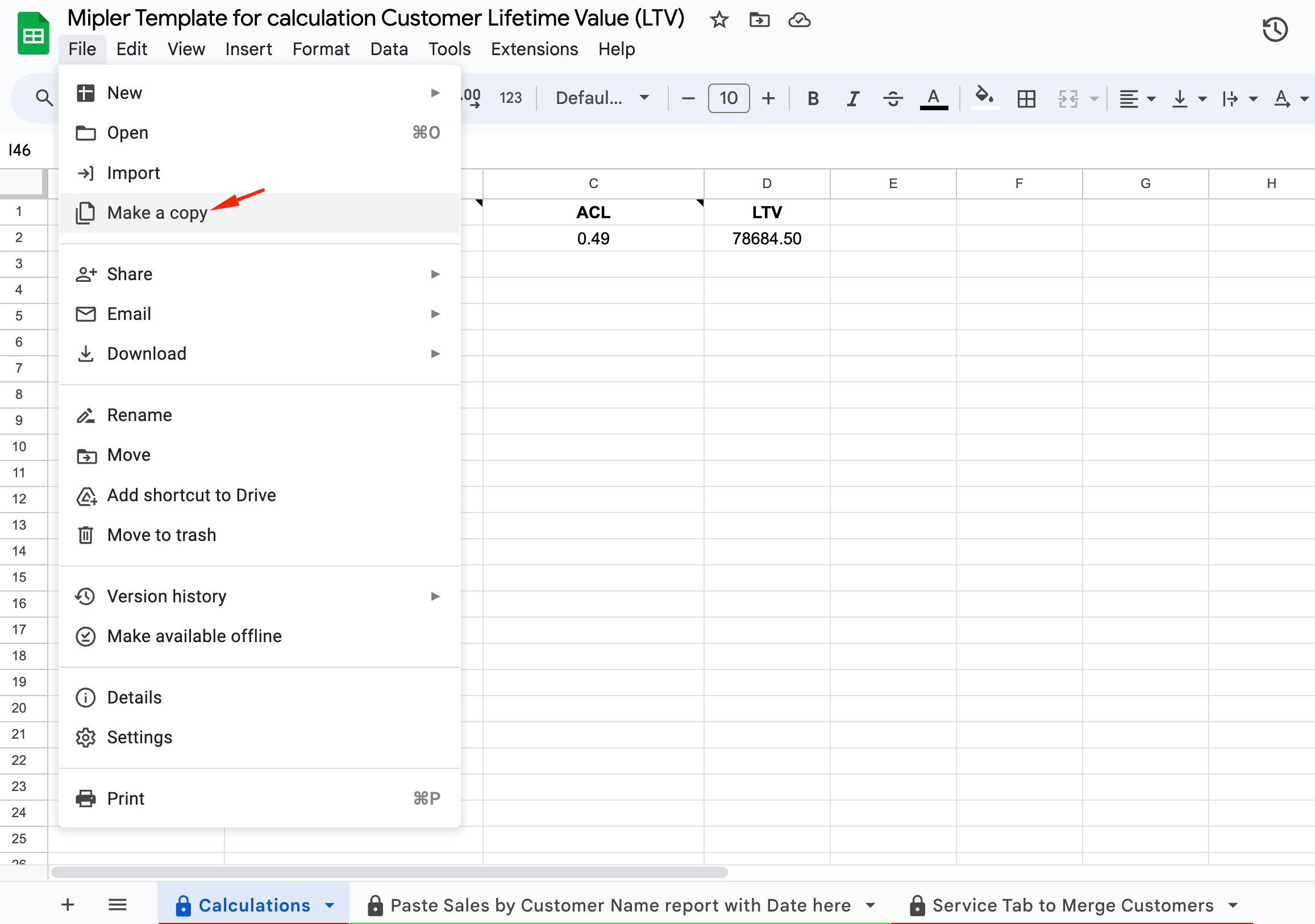 如何制作模板的副本